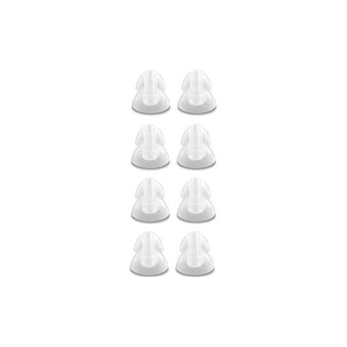  Adorama Klipsch Replacement Oval Ear Tip, Large Double-Flange, 4 Pair, Clear 1008373