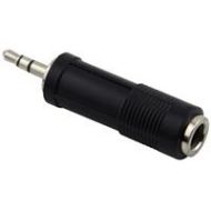 Adorama Pig Hog 1/4 TRS Female to 3.5mm (1/8) Male Stereo Adapter PA-TRS35