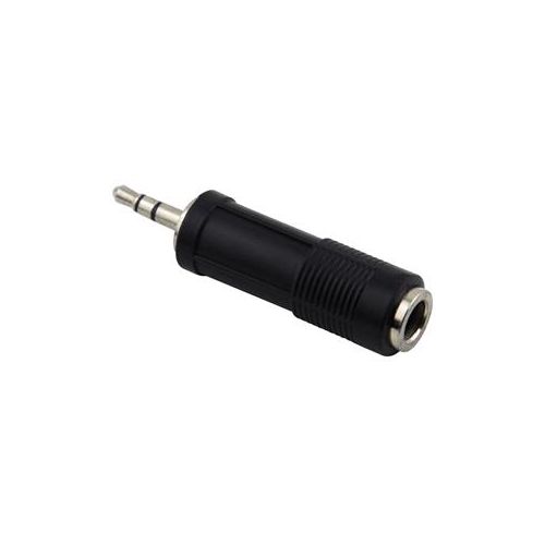  Adorama Pig Hog 1/4 TRS Female to 3.5mm (1/8) Male Stereo Adapter PA-TRS35