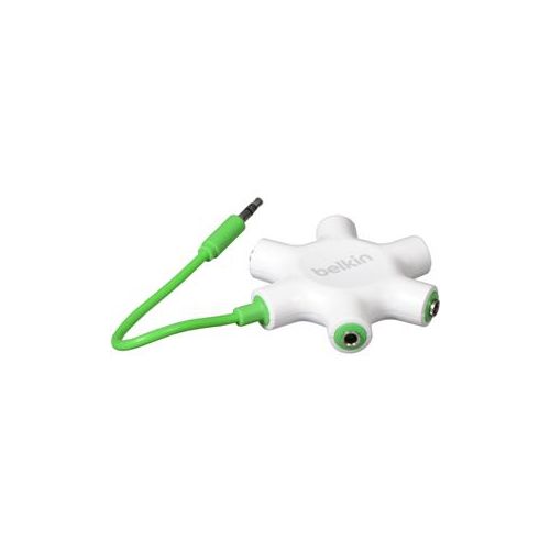  Adorama Belkin RockStar 5-Jack 3.5mm Audio Headphone Splitter F8Z274BT