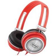 Adorama CAD Audio MH100 Closed-Back Mid-Size Studio Headphones, Red MH100R