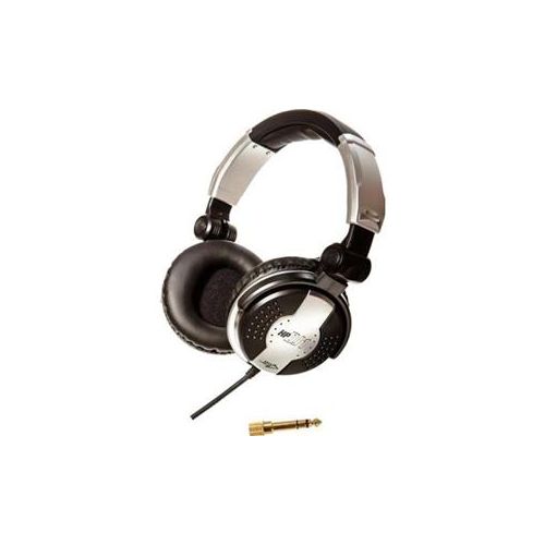  Adorama Apex HPDJ1 Closed Ear Folding Stereo Headphones with 1/4 Stereo Adapter HPDJ1