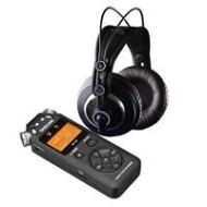 Adorama AKG K 240 MKII Studio Headphones with Speaker W/Tascam DR-05 Port Handheld Recor 2058X00190 A