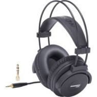 Adorama Samson SR880 Closed-Back Studio Headphone, Leather Earpads, Black SASR880