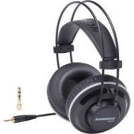 Adorama Samson SR990 Closed-Back Studio Reference Headphone, Velour & Leather Earpads SASR990