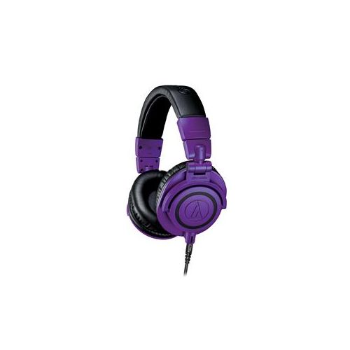  Adorama Audio-Technica ATH-M50x Professional Monitor Headphones Purple Black ATH-M50XPB