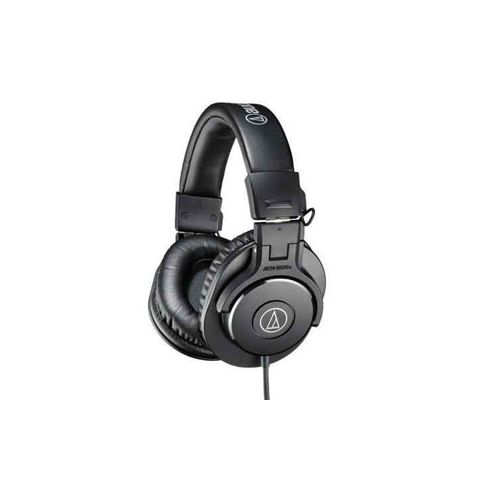  Adorama Audio-Technica ATH-M30x Professional Monitor Headphones, 96dB, 15-20kHz, Black ATH-M30X