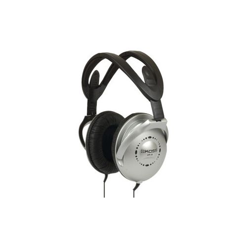  Koss UR18 Lightweight Over-Ear Headphones, Silver 184903 - Adorama