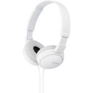 Adorama Sony MDR-ZX110 Closed Supra-Aural Dome Stereo Headphones, White MDRZX110/WHI