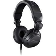 Adorama Panasonic Technics EAH-DJ1200 Technics Professional DJ Stereo Headphones, Black EAH-DJ1200