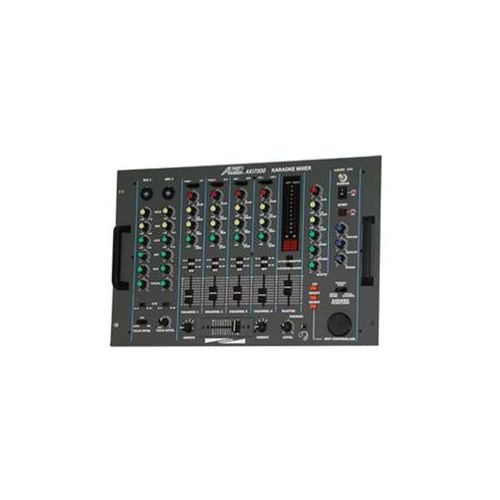  Adorama Audio 2000s AKJ7300 DJ/KJ Mixer with Digital Key Control and Two Sets of Echoes AKJ7300