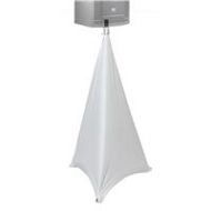 Adorama ProX X-SP2SC Lycra Cover Scrim for Tripod Speaker & Lighting Stand 2-Sided,White X-SP2SC-W