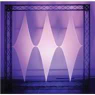 Adorama Odyssey Innovative Designs Scrim Werks 48x19 Diamond Decor Panels, 3 DisplaySet SWDD4819WHTX3