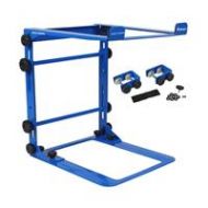 Adorama Odyssey Innovative Designs L-Stand Mobile Folding Laptop/Gear Stand, Blue LSTANDMBLU