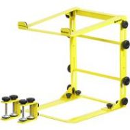Adorama Odyssey Innovative Designs L-Stand Mobile Folding Laptop/Gear Stand, Yellow LSTANDMYEL