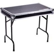 Adorama Marathon Universal Fold Out DJ Table, Black (37x22x30 Opened Size) TBHTABLE