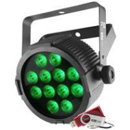 Adorama CHAUVET SlimPACK T12 USB Package - 4 SlimPAR T12 USB Wash Lights, Cables, Case SLIMPACKT12USB