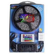 Adorama ProX X-S300RGB-KIT 16.5 Xstatic 300 RGB LED Strip Kit, Includes IR Control Box X-S300RGB-KIT