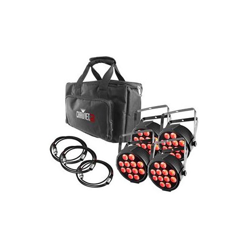  CHAUVET SlimPACK Q12 USB LED Wash Light Kit SLIMPACKQ12USB - Adorama