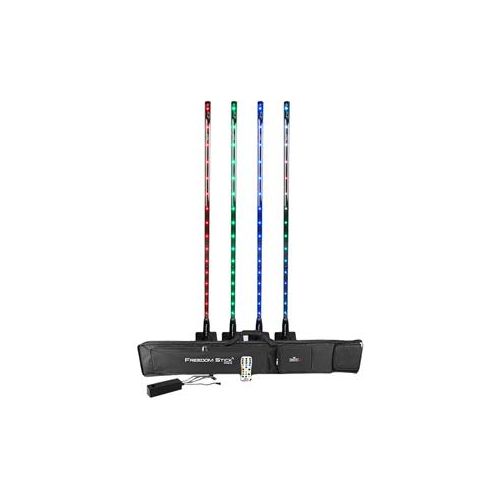  Adorama CHAUVET Freedom Stick RGB LED Fixture, 4 Pack FREEDOMSTICKPACK