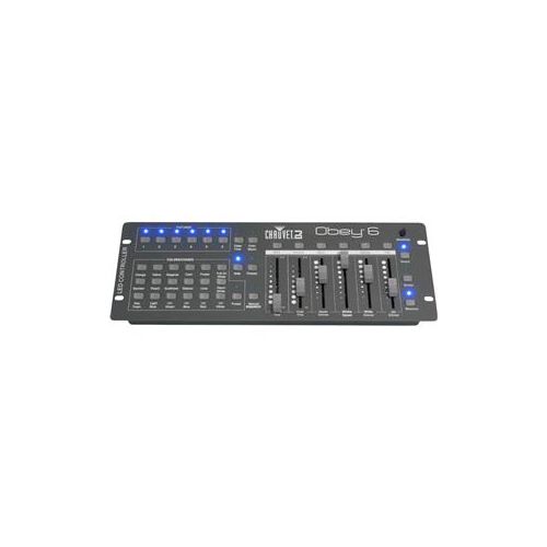  Adorama CHAUVET Obey 6 DMX-512 Controller for LED Fixtures, 36 Channels OBEY6