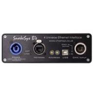 Adorama CHAUVET ChamSys SnakeSys B4 DMX to Ethernet Convertor, 4 Universe CHAMSSB4