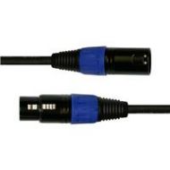 Adorama Blizzard Lighting 10 3-Pin XLR Male to XLR Female Cool DMX Cable DMX-10Q