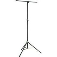 Adorama K&M 24620 Lightweight Aluminum Lighting Stand with Crossbar, Black 24620.000.35