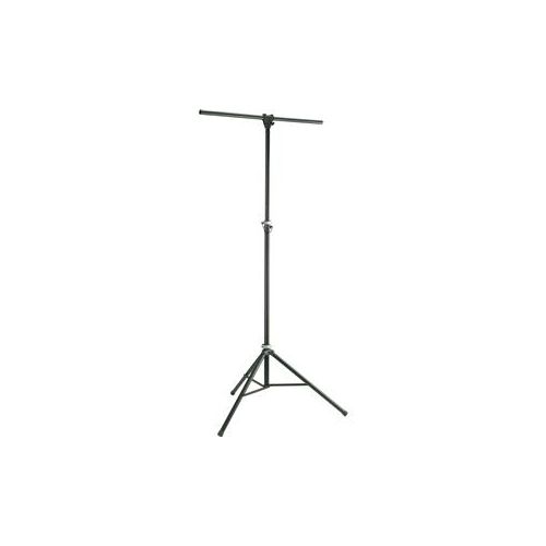  Adorama K&M 24620 Lightweight Aluminum Lighting Stand with Crossbar, Black 24620.000.35