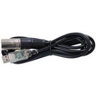 Adorama LumenRadio CRMX Firmware Upgrade Cable, USB to 5-Pin XLR Male LRCRMXUC