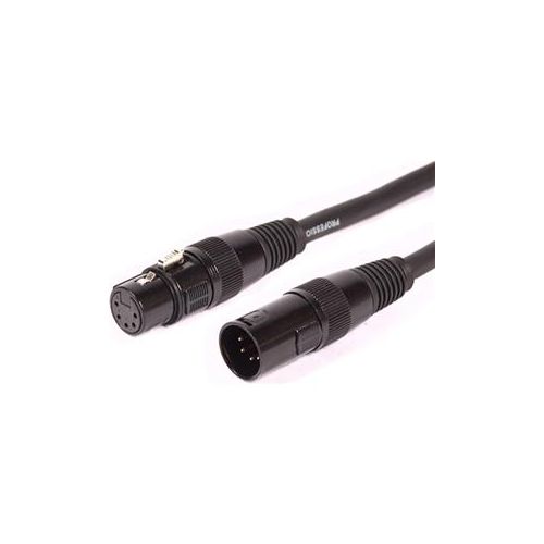  Whirlwind 50 5-Pin DMX XLR Male to XLR Female Cable DMX50 - Adorama