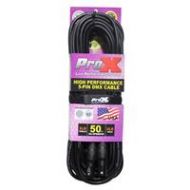 Adorama ProX XC-5PDMX50 50 DMX XLR5-M to XLR5-F High Performance Cable XC-5PDMX50