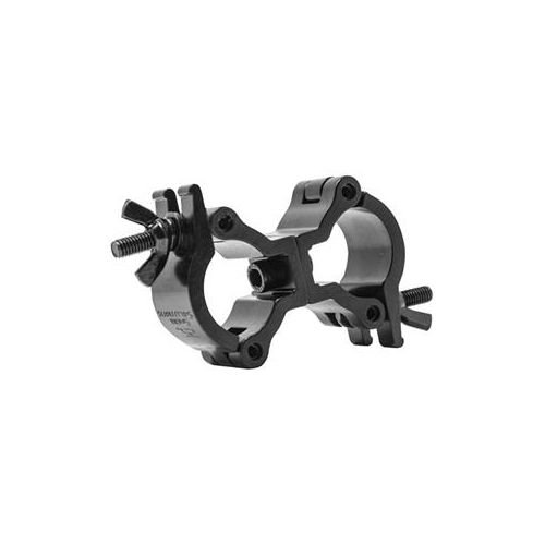  Adorama Odyssey Innovative Designs LACSD25S Small Swivel Dual Mini Clamp, Black LACSD25SB