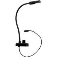 Adorama Littlite IS-LED 12 Attached Gooseneck White/Red LED Lampset, No Power Supply IS3ALED