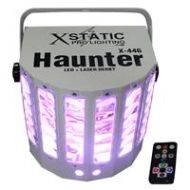 Adorama ProX X-446LED Haunter LED DERBY RGBA with Red and Green Laser Beams X-446LED HAUNTER