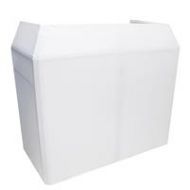 Adorama ProX XF-MESA-MK2 Mesa DJ Facade Table Station, White and Black Scrims, Carry Bag XF-MESA-MK2