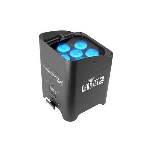  Adorama CHAUVET Freedom Par Tri-6 LED Light with Power Cord and IRC6 FREEDOMPARTRI6