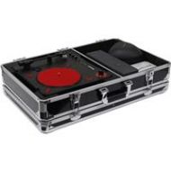 Adorama Odyssey Innovative Designs Case, Side Compartment, Numark PT01 Turntable, Black KPT01SCBLK