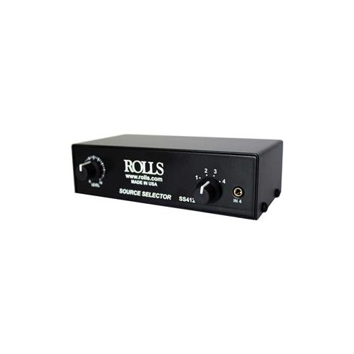  Adorama Rolls Bellari SS412 Passive Analog Stereo Audio Source Selector SS412