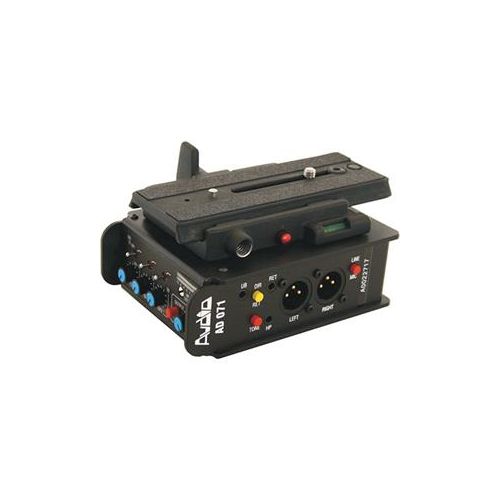  Adorama Audio Developments AD071 Camera Mixer with Tripod Fixing & Mount Kit, 3 Mic/Line 94-071-103C