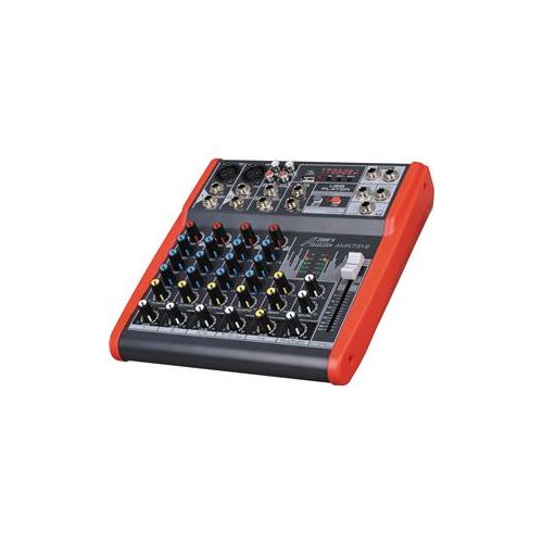  Adorama Audio 2000s AMX7312 6-Channel Audio Mixer with USB & DSP Sound Effects Processor AMX7312