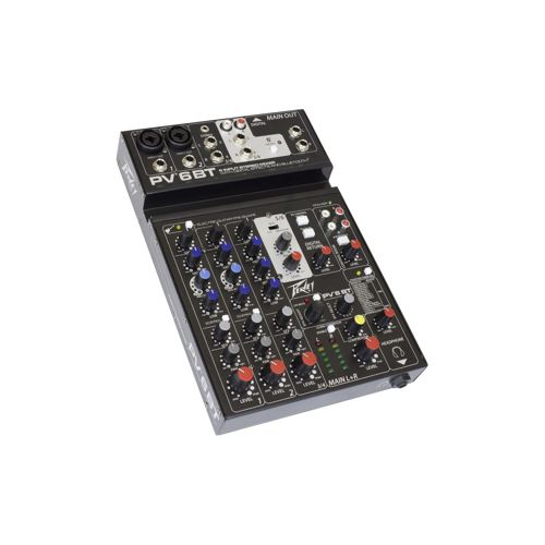  Peavey PV 6 BT Pro Audio Mixer with Bluetooth 03612590 - Adorama