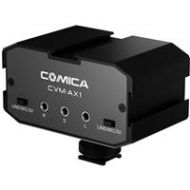 Adorama Comica CVM-AX1 Camera-Mount Dual-Channel Audio Mixer with Dual-Gain Control CVM-AX1