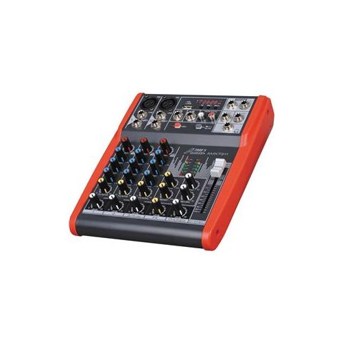  Adorama Audio 2000s AMX7311 4-Channel Audio Mixer with USB & DSP Sound Effects Processor AMX7311