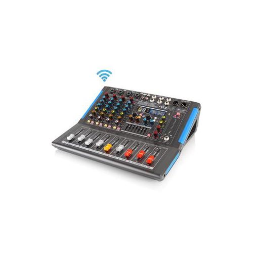  Adorama Pyle PMXU46BT 4-Channel Bluetooth 2.0 Studio Mixer and DJ Controller System PMXU46BT