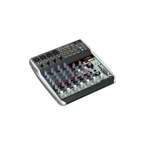  Adorama Behringer Xenyx Q1202USB Premium 12-Input 2-Bus Mixer Q1202USB