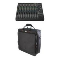 Adorama Mackie 16-Channel Compact 4-Bus Mixer, 3 EQ Bands, W/Gator Updated Padded Bag 1642-VLZ4 A