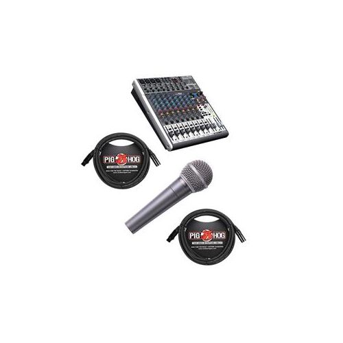  Adorama Behringer XENYX X1622USB Prem 16-Input 2/2-Bus Mixer With Accessory Bundle X1622USB B