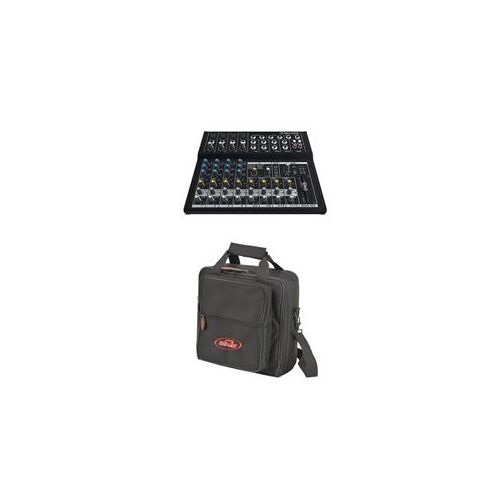  Adorama Mackie Mix12FX 12-Channel Mixer with Effects W/SKB Universal Equipment/Mixer Bag MIX12FX A