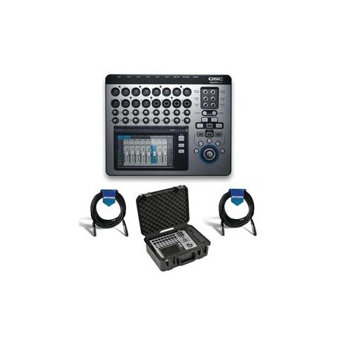  Adorama QSC TouchMix-16 V 3.0 22-Channel Digital Audio Mixer W/SKB Molded Case/2x Cables TOUCHMIX-16 B